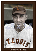 Les Tietje - 1937 St. Louis Browns - choose a size & style