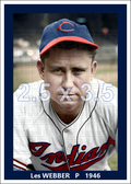 Les Webber - 1946 Cleveland Indians - choose a size & style