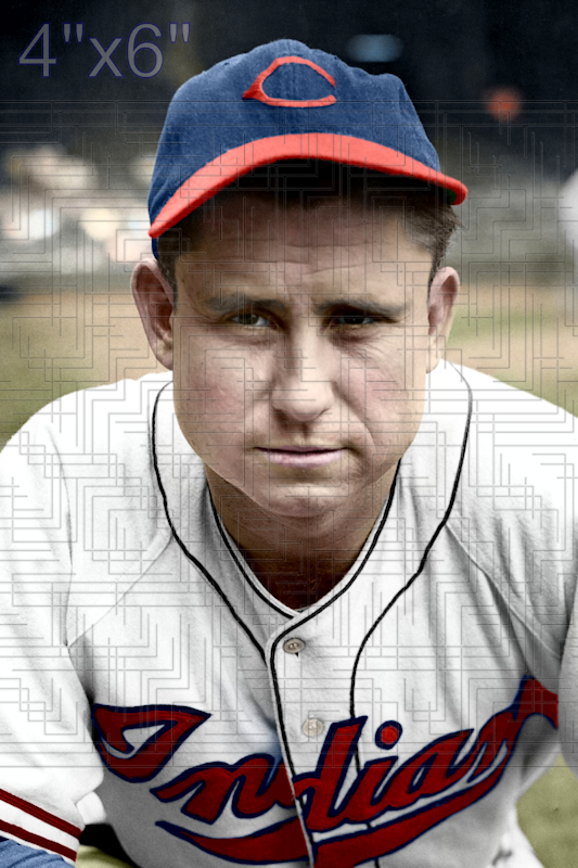 Les Webber - 1946 Cleveland Indians - choose a size & style