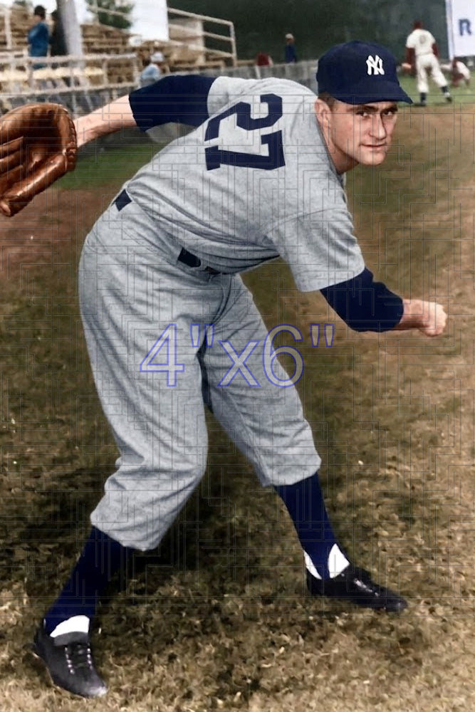 Lew Burdette - 1950 New York Yankees - choose a size & style