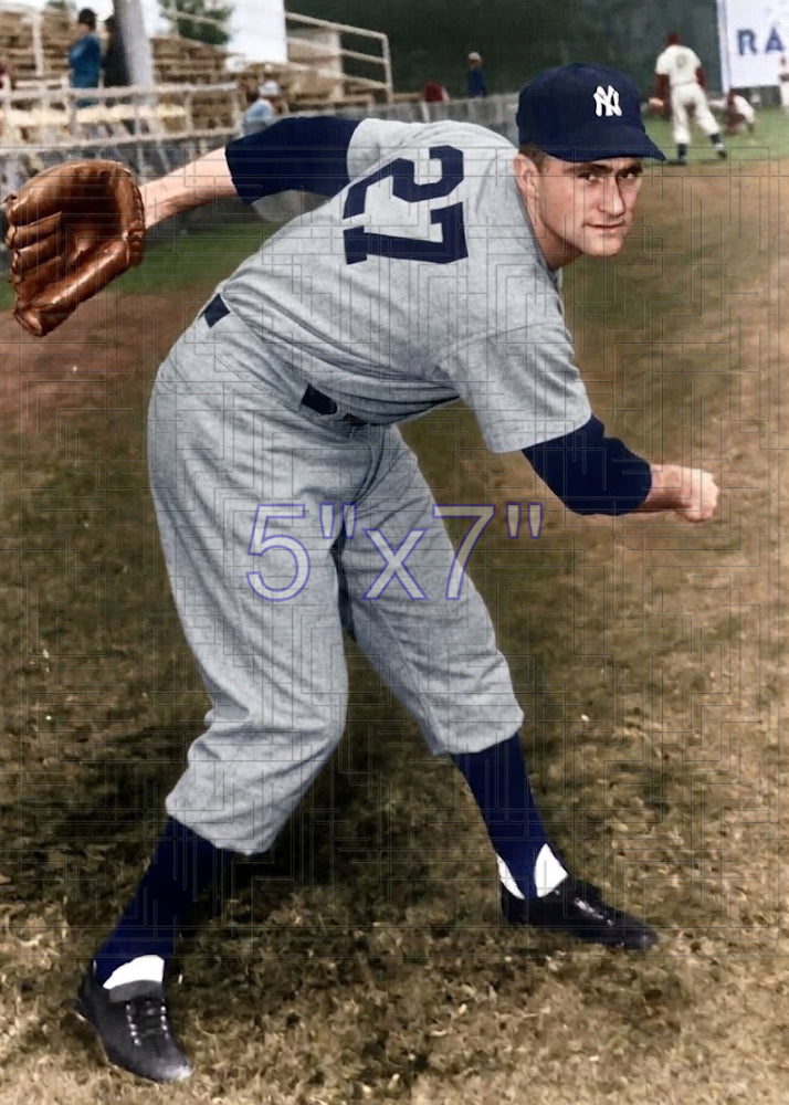 Lew Burdette - 1950 New York Yankees - choose a size & style