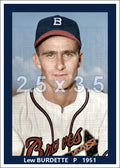 Lew Burdette - 1951 Boston Braves - choose a size & style