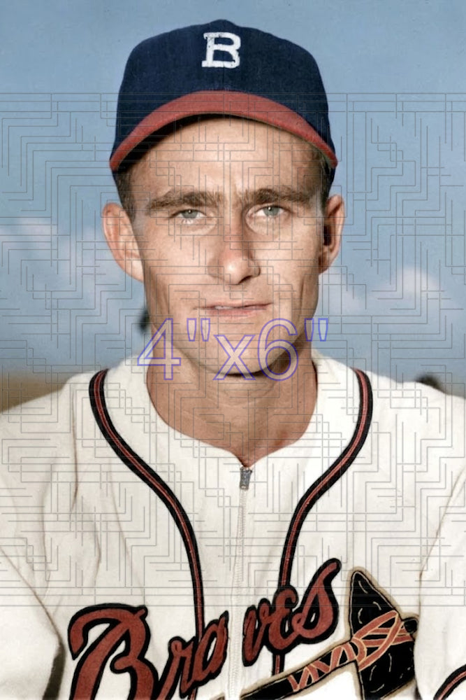 Lew Burdette - 1951 Boston Braves - choose a size & style