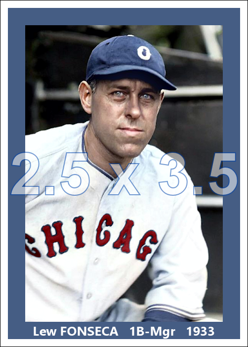 Lew Fonseca - 1932 Chicago White Sox - choose a size & style