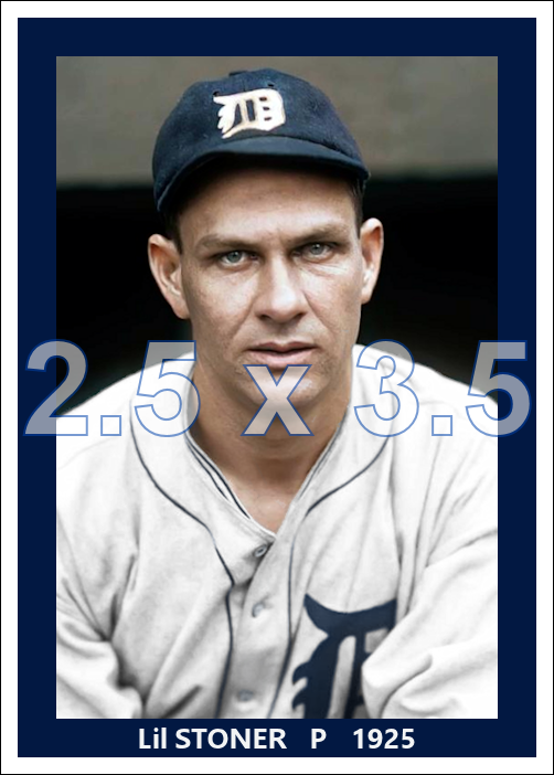 Lil Stoner - 1925 Detroit Tigers - choose a size & style