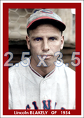 Lincoln Blakely - 1934 Cincinnati Reds - choose a size & style