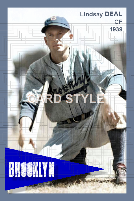 Lindsay Deal - 1939 Brooklyn Dodgers - choose a size & style