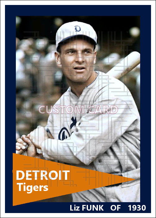 Liz Funk - 1930 Detroit Tigers - choose a size & style