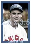 Liz Funk - 1932 Chicago White Sox - choose a size & style