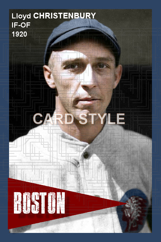 Lloyd Christenbury - 1920 Boston Braves - choose a size & style