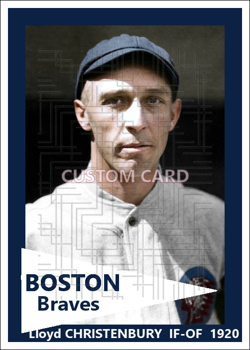 Lloyd Christenbury - 1920 Boston Braves - choose a size & style