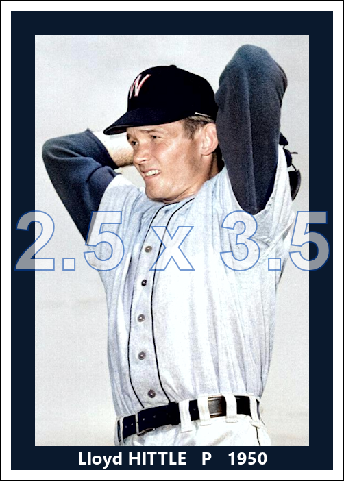 Lloyd Hittle - 1950 Washington Senators - choose a size & style