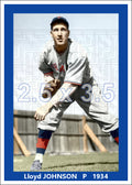 Lloyd Johnson - 1934 Pittsburgh Pirates - choose a size & style