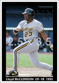 Lloyd McClendon - 1993 Pittsburgh Pirates - choose a size & style