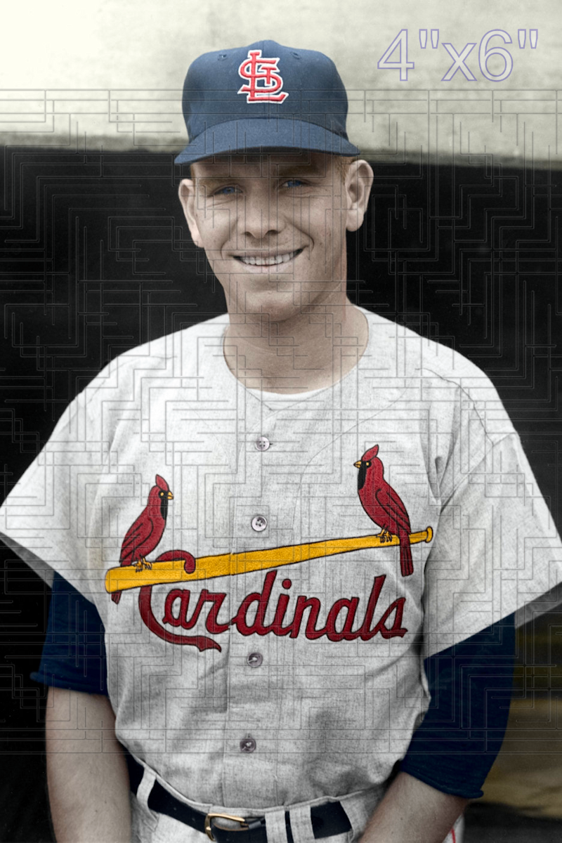 Lloyd Merritt - 1957 St. Louis Cardinals - choose a size & style