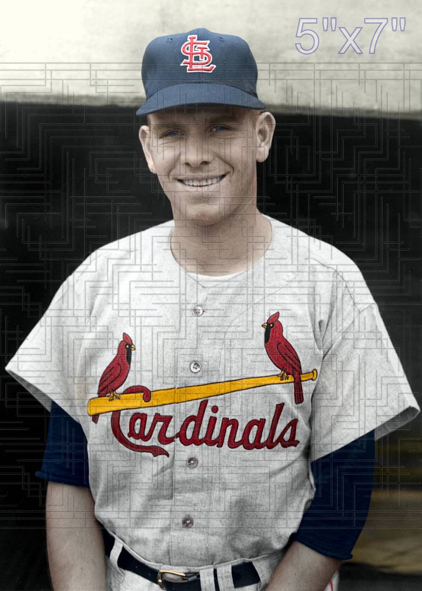 Lloyd Merritt - 1957 St. Louis Cardinals - choose a size & style
