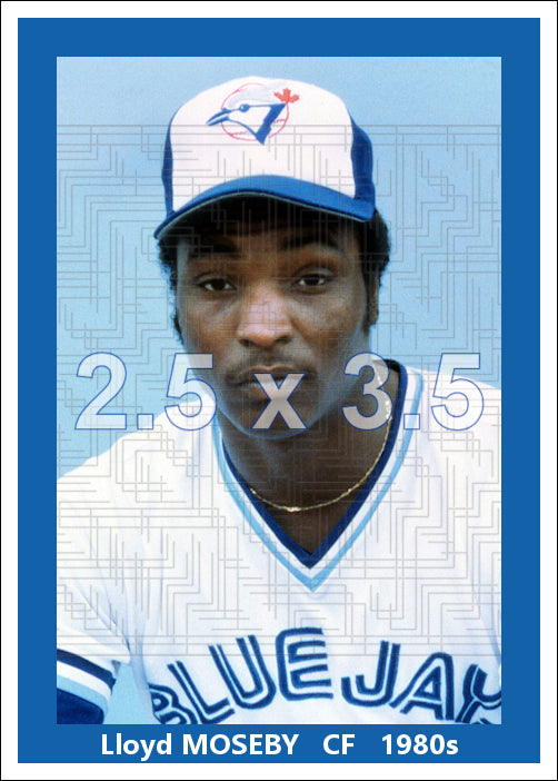 Lloyd Moseby - 1980s Toronto Blue Jays - choose a size & style