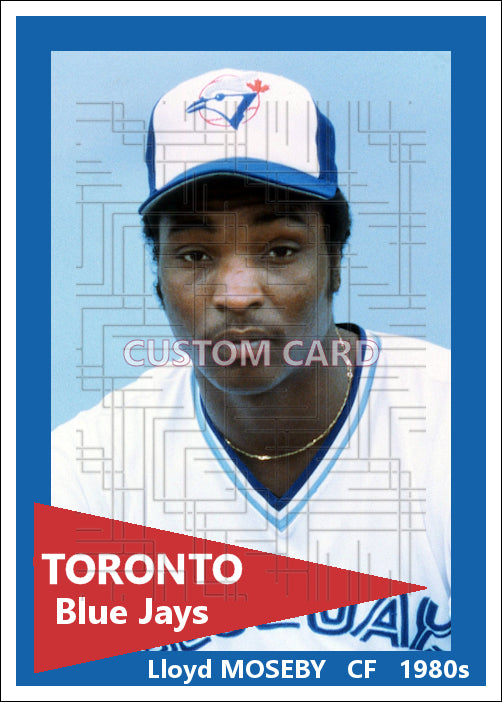 Lloyd Moseby - 1980s Toronto Blue Jays - choose a size & style