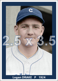 Logan Drake - 1924 Cleveland Indians - choose a size & style