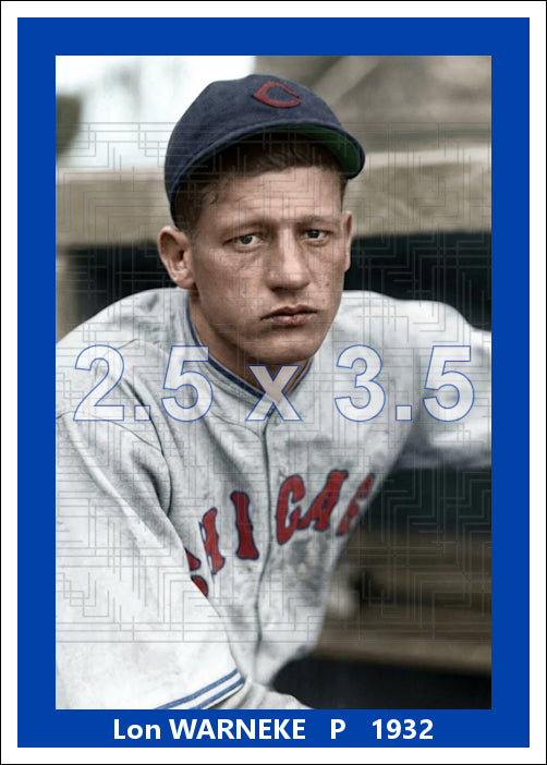 Lon Warneke - 1932 Chicago Cubs - choose a size & style