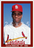 Lonnie Maclin - 1992 St. Louis Cardinals - choose a size & style