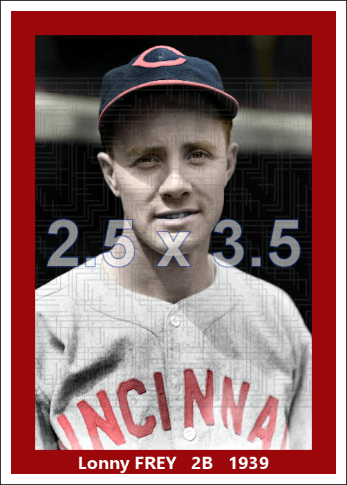 Lonny Frey - 1939 Cincinnati Reds - choose a size & style