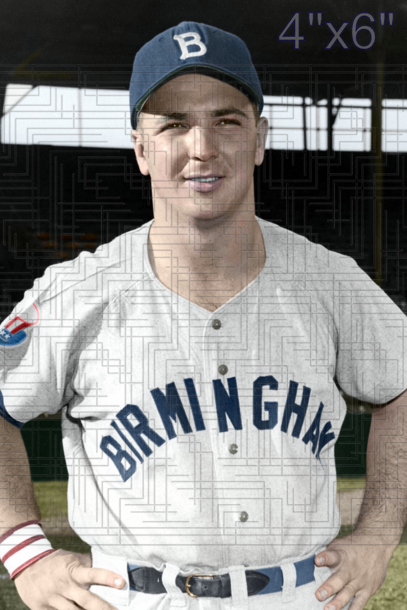 Lou Berberet - 1954 Birmingham Barons - choose a size & style