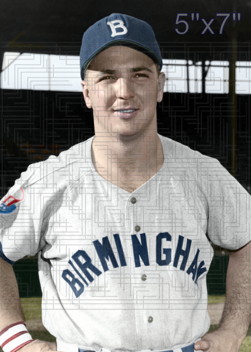 Lou Berberet - 1954 Birmingham Barons - choose a size & style