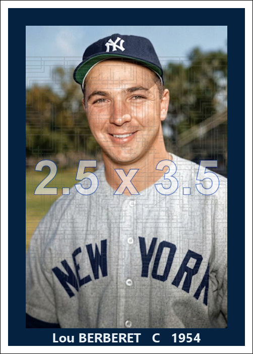 Lou Berberet - 1954 New York Yankees - choose a size & style