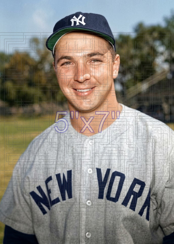Lou Berberet - 1954 New York Yankees - choose a size & style