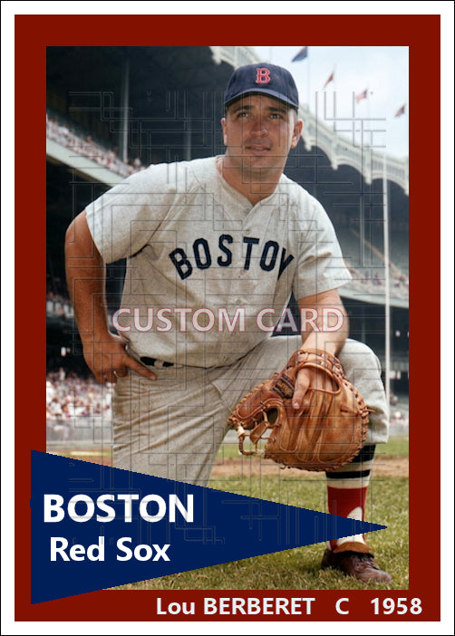 Lou Berberet - 1958 Boston Red Sox - choose a size & style