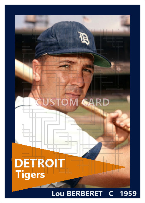 Lou Berberet - 1959 Detroit Tigers - choose a size & style