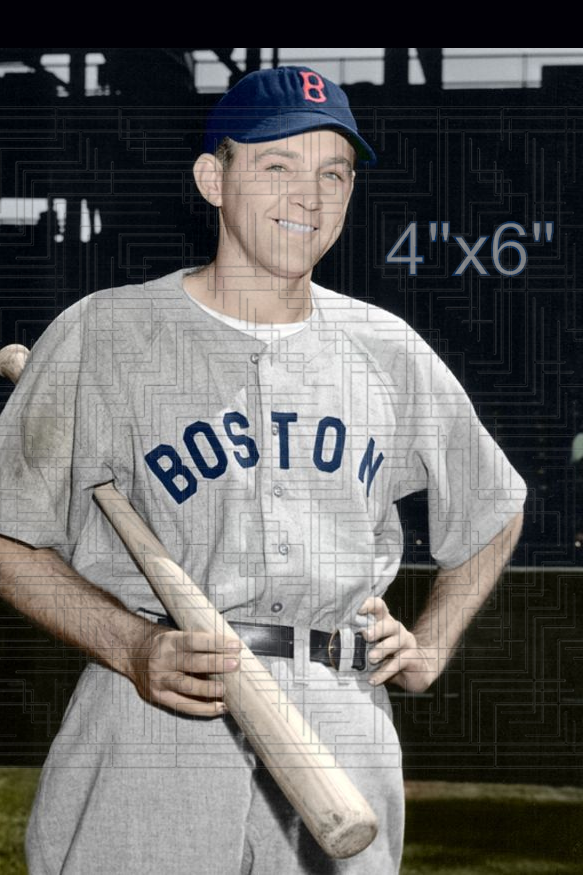 Lou Finney - 1940-41 Boston Red Sox - choose a size & style