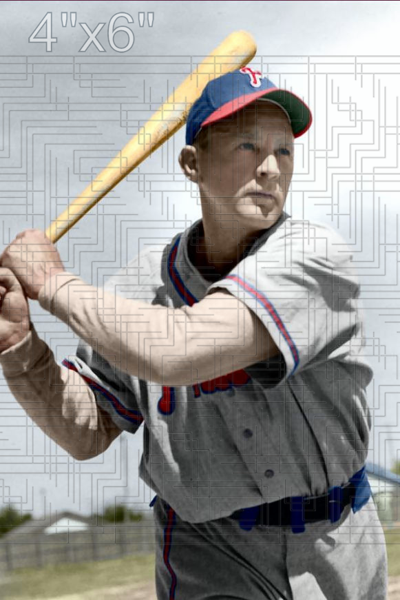 Lou Finney - 1947 Philadelphia Phillies - choose a size & style