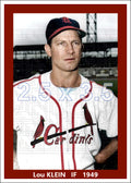 Lou Klein - 1949 St. Louis Cardinals - choose a size & style