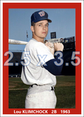 Lou Klimchock - 1963 Washington Senators - choose a size & style