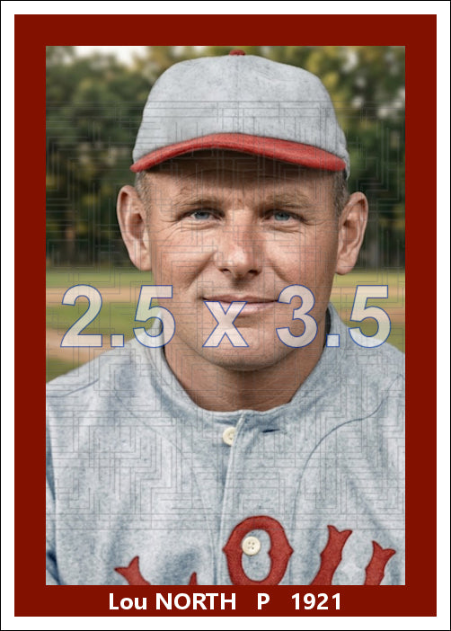 Lou North - 1921 St. Louis Cardinals - choose a size & style