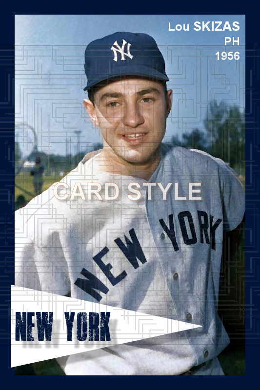 Lou Skizas - 1956 New York Yankees - choose a size & style