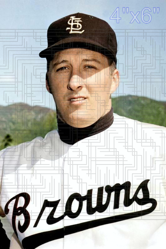 Lou Sleater - 1952 St. Louis Browns - choose a size & style