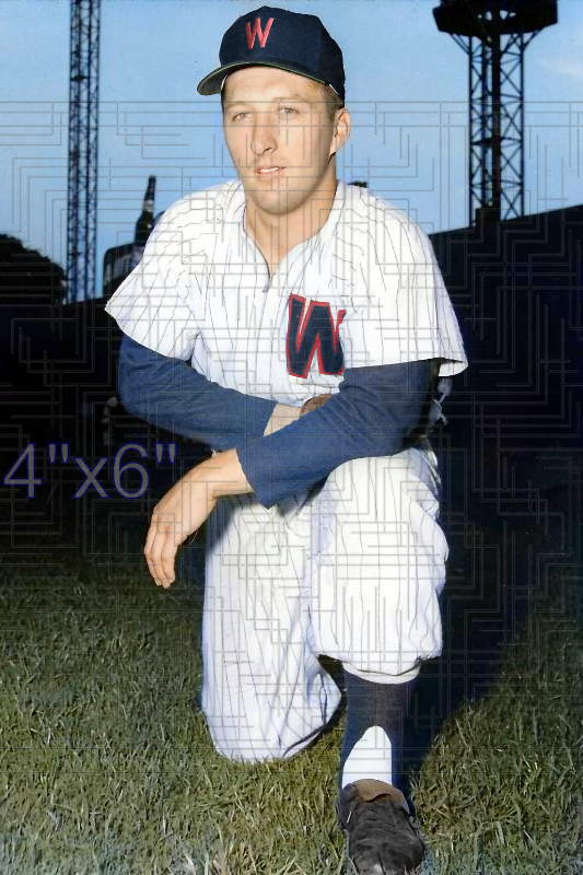 Lou Sleater - 1952 Washington Senators - choose a size & style
