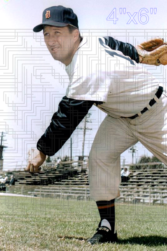 Lou Sleater - 1957 Detroit Tigers - choose a size & style
