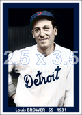 Louis Brower - 1931 Detroit Tigers - choose a size & style