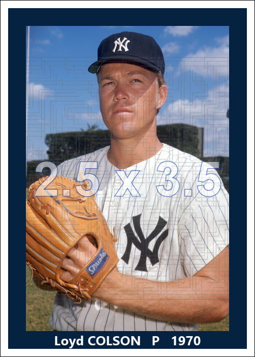 Loyd Colson - 1970 New York Yankees - choose a size & style