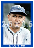 Lu Blue - 1933 Brooklyn Dodgers - choose a size & style