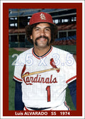 Luis Alvarado - 1974 St. Louis Cardinals - choose a size & style