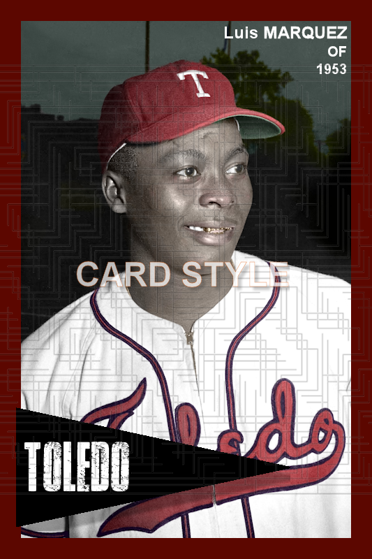 Luis Marquez - 1953 Toledo Sox - choose a size & style