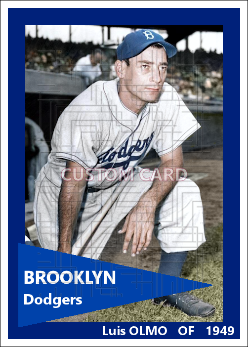 Luis Olmo - 1949 Brooklyn Dodgers - choose a size & style
