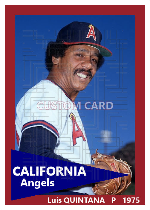 Luis Quintana - 1975 California Angels - choose a size & style