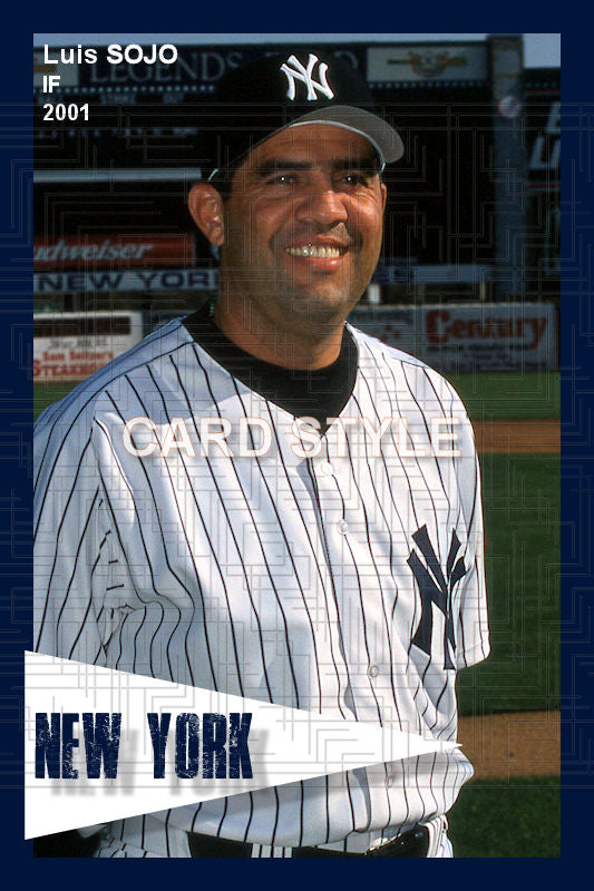 Luis Sojo - 2001 New York Yankees - choose a size & style