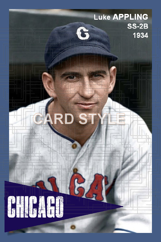 Luke Appling - 1934 Chicago White Sox - choose a size & style